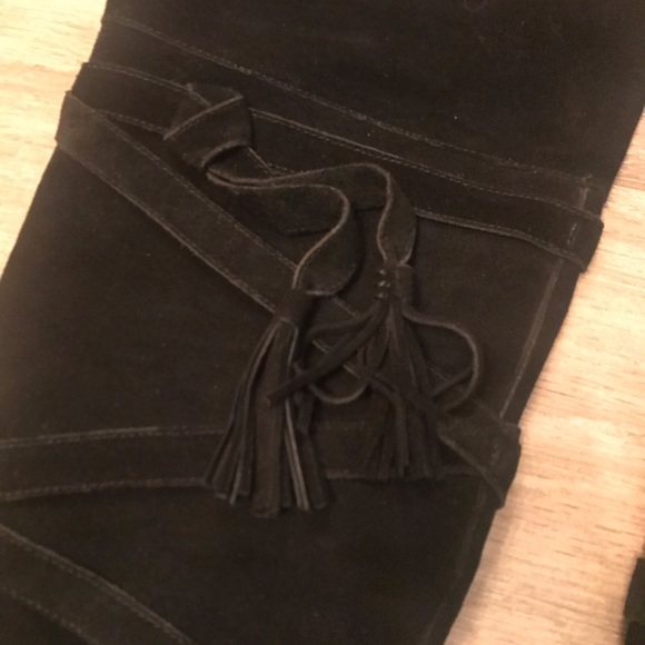 Sak’s fifth ave Mariann tasseled knee-high boots - Picture 4 of 6